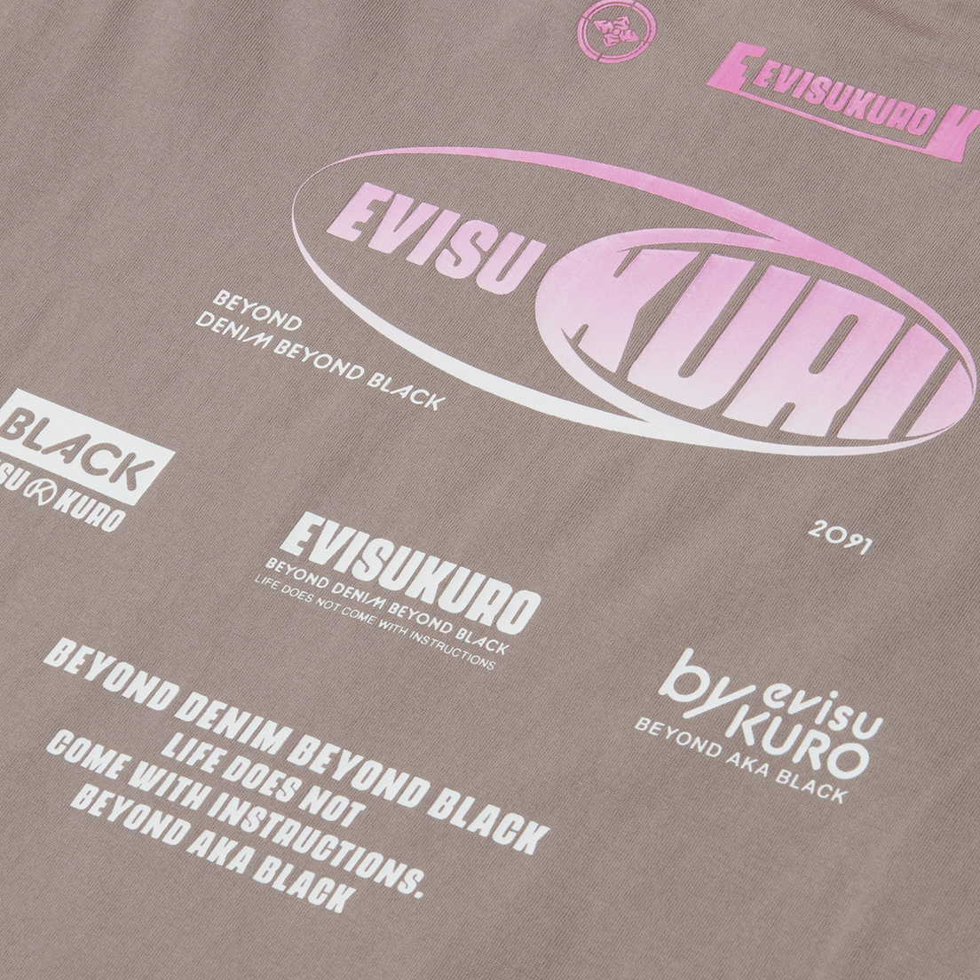 Evisu Женская майка Evisukuro Logo Print