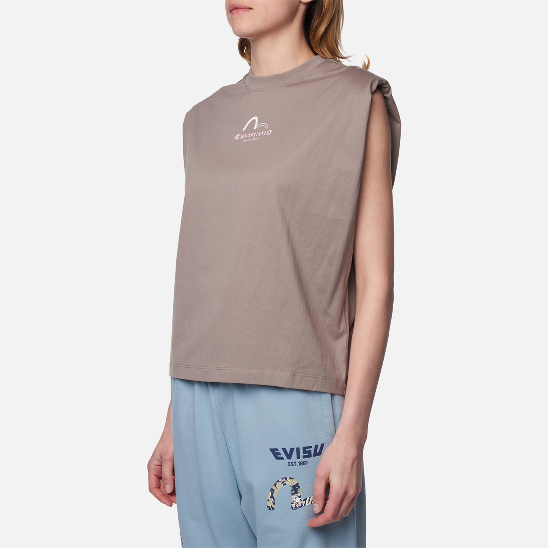 Evisu Женская майка Evisukuro Logo Print
