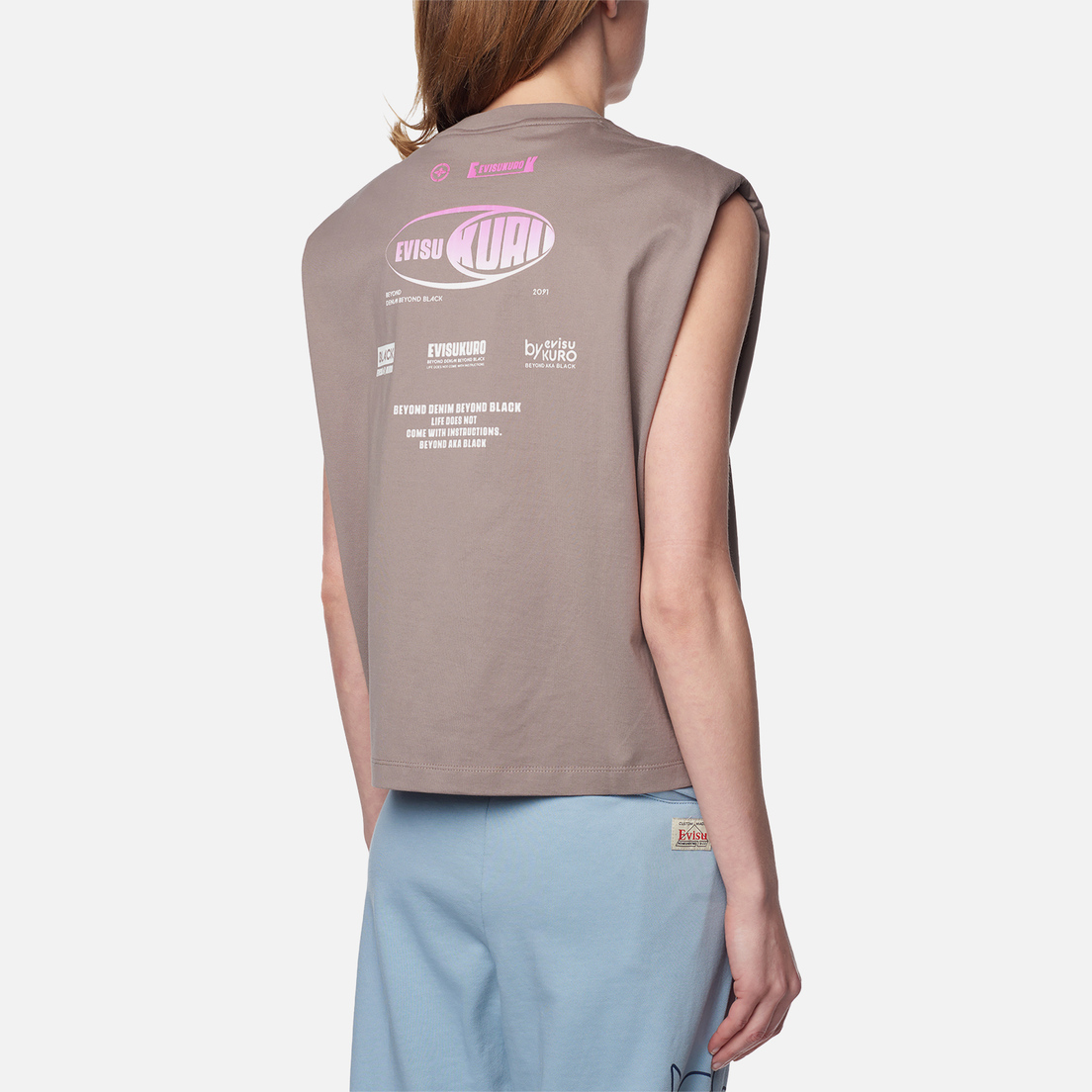 Evisu Женская майка Evisukuro Logo Print