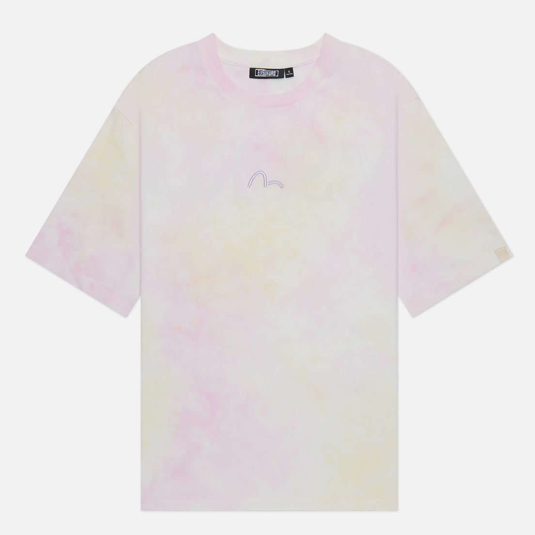 Evisu Женская футболка Evisukuro Printed Two Tone Tie Dye