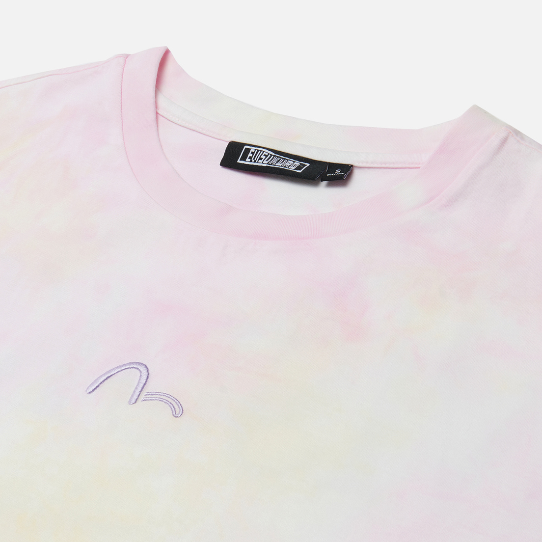 Evisu Женская футболка Evisukuro Printed Two Tone Tie Dye