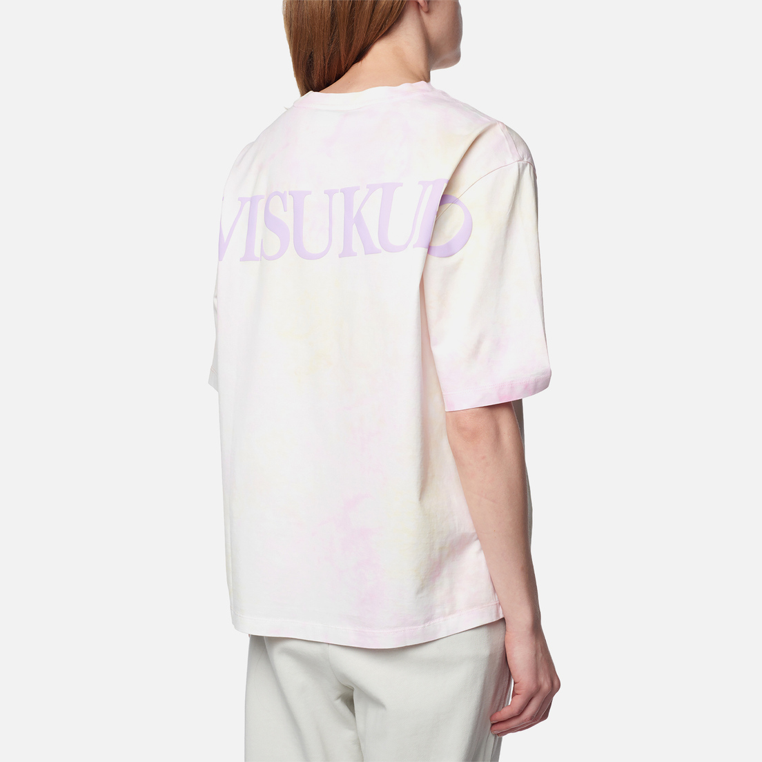 Evisu Женская футболка Evisukuro Printed Two Tone Tie Dye