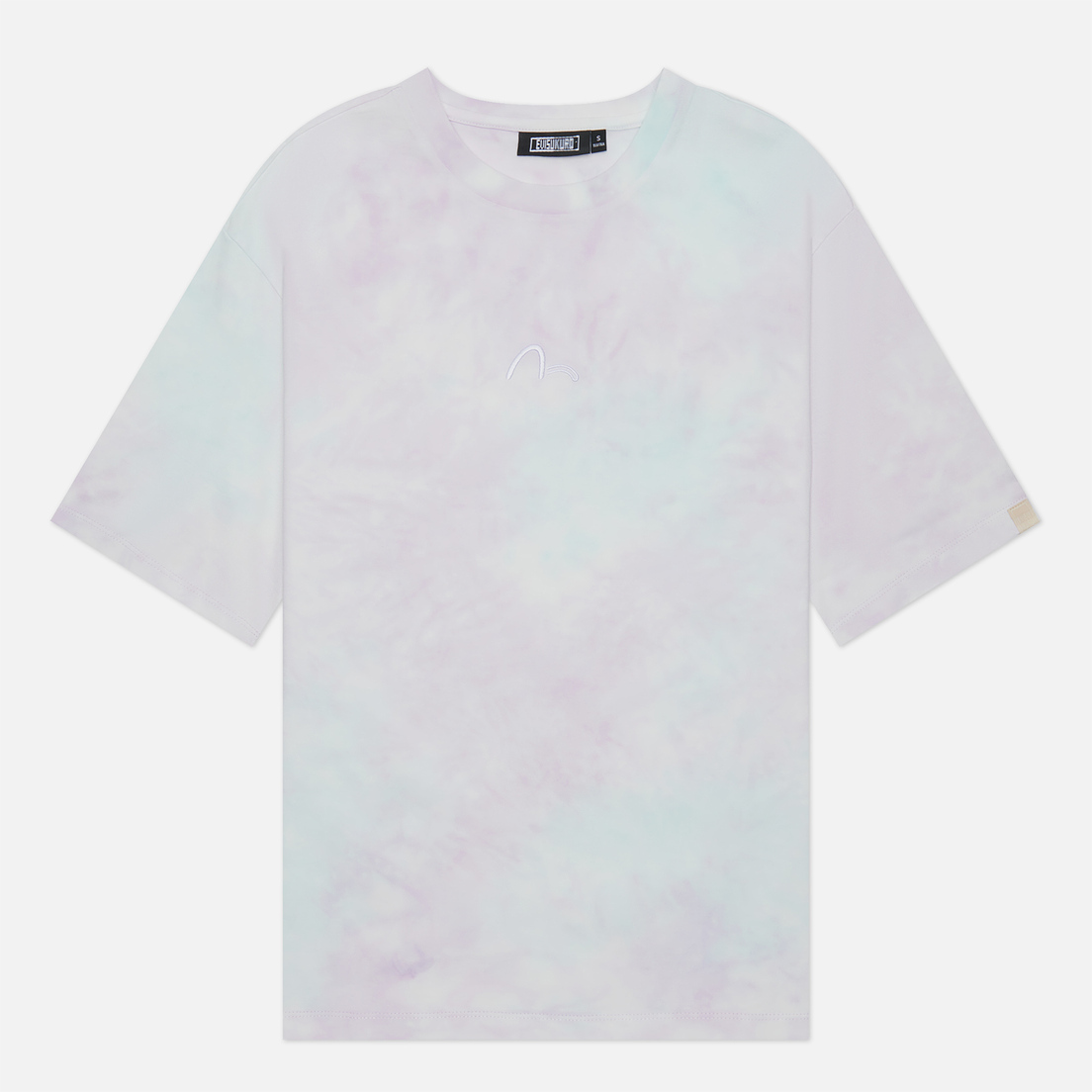 Evisu Женская футболка Evisukuro Printed Two Tone Tie Dye