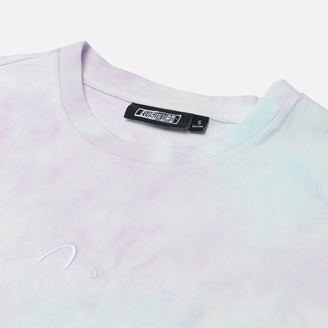 Evisu Женская футболка Evisukuro Printed Two Tone Tie Dye