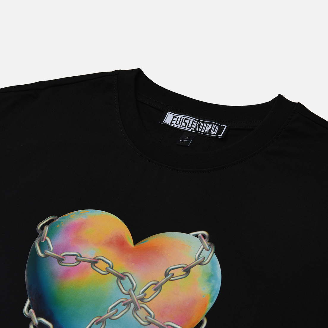 Evisu Женская футболка Evisukuro Chained Heart