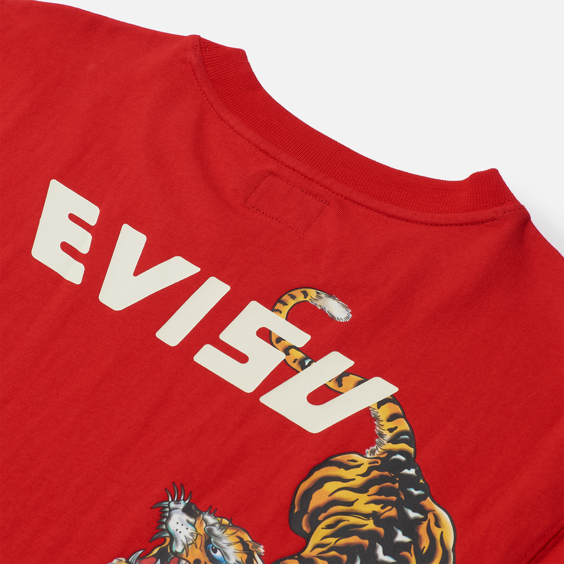Evisu Мужская футболка Heritage Tigers & Logo Printed