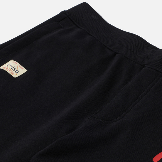 Мужские брюки Evisu Godhead & Evisu All Over Printed Daicock Black