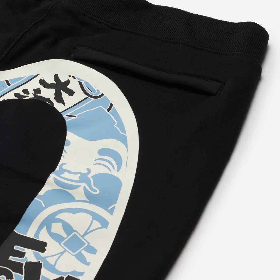 Evisu Мужские брюки Godhead All Over Printed Double Daicock