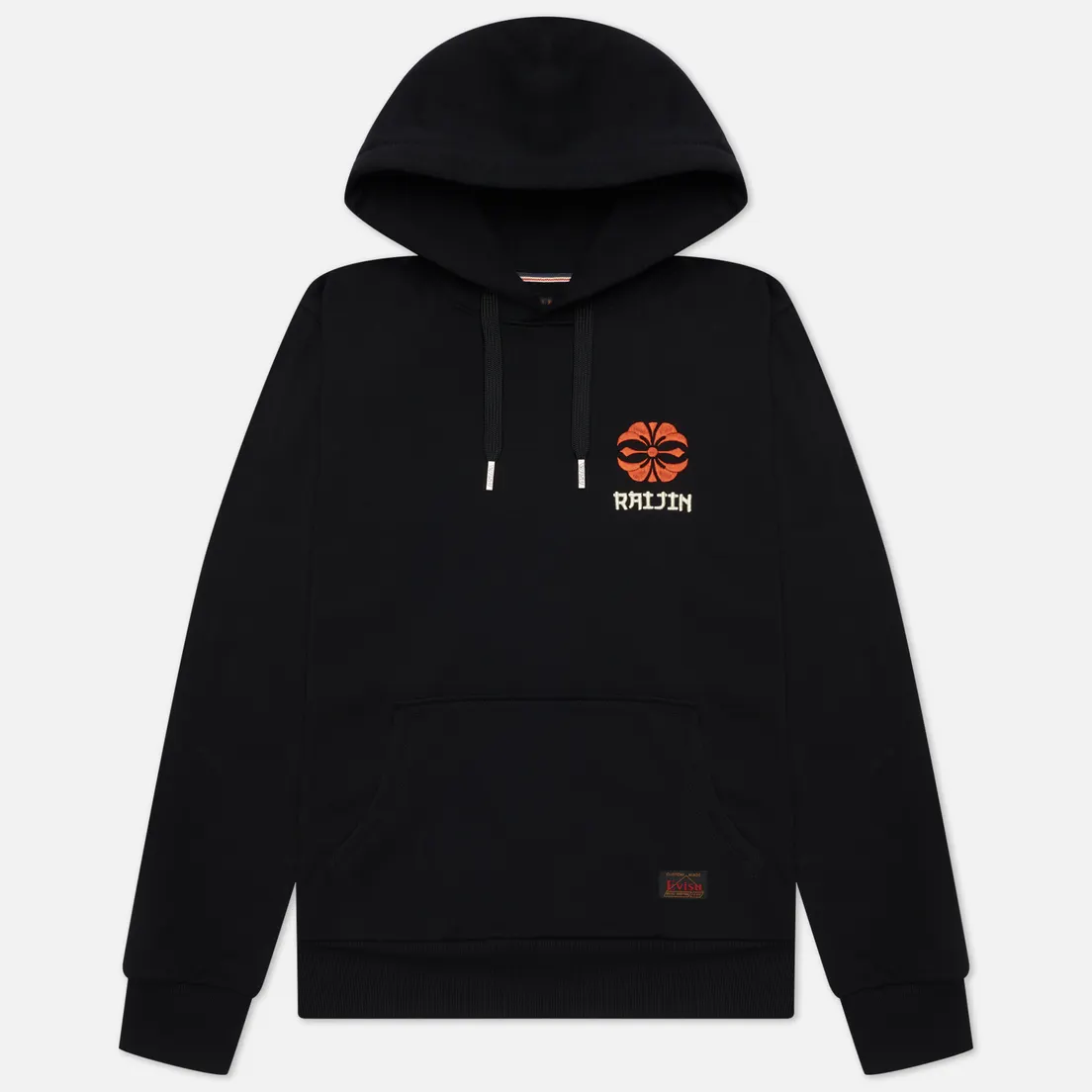 Evisu Мужская толстовка Kimono-Style Zip-Hoodie Brocade Applique