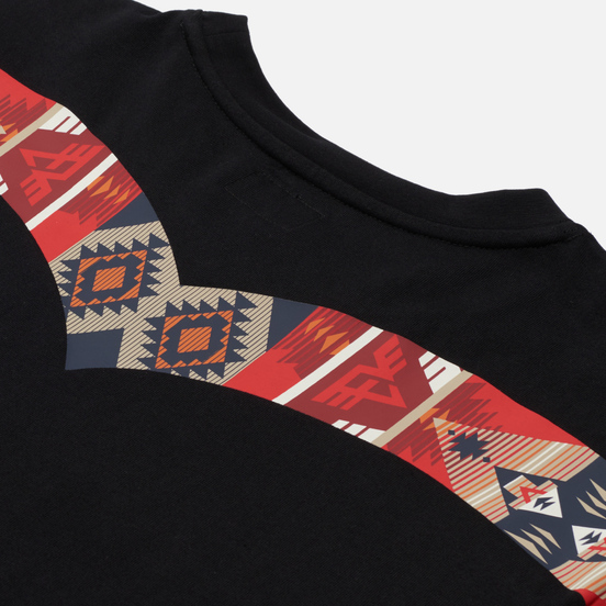 Мужская футболка Evisu Folklore Art Pattern Printed Daicock Black