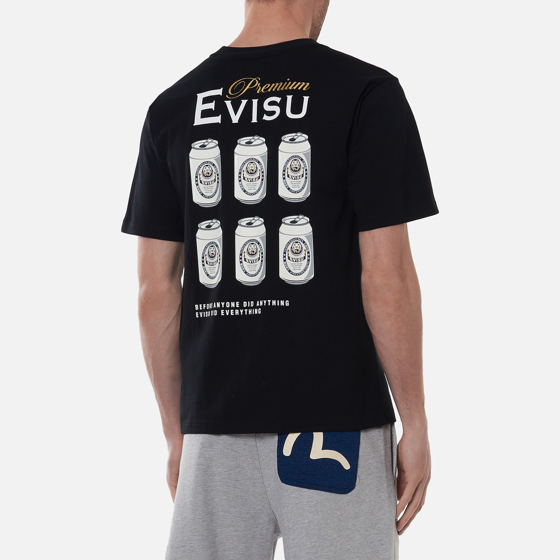 Evisu Мужская футболка Evisu-Beer Printed
