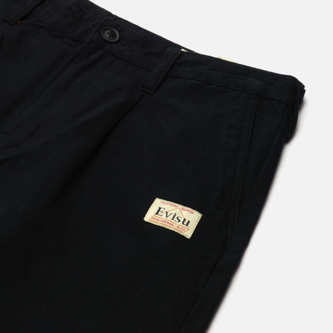 Мужские джинсы Evisu, цвет чёрный, размер 30 2ESHTM2JO179XXCT-BLKX Heritage Seagull & Logo Embroidered Jogger - фото 2