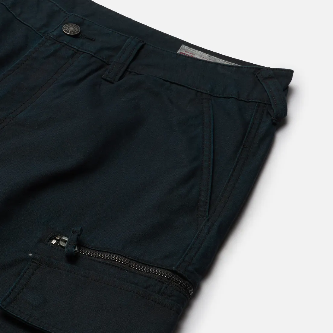 Evisu Мужские брюки Heritage Fabric Blocking Cargo Jogger Embroidered Logo