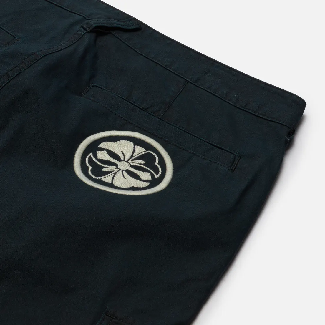 Evisu Мужские брюки Heritage Fabric Blocking Cargo Jogger Embroidered Logo