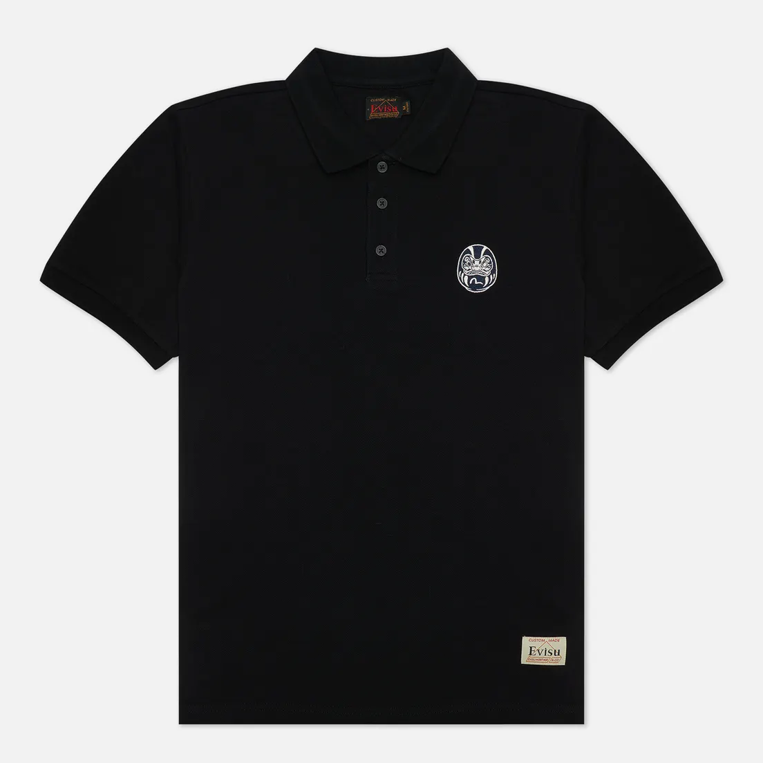 Evisu Мужское поло Heritage Daruma Embroidered