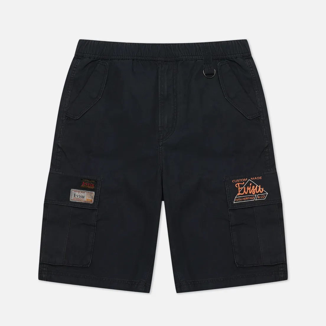 Evisu Мужские шорты Heritage Embroidered Godhead Cargo