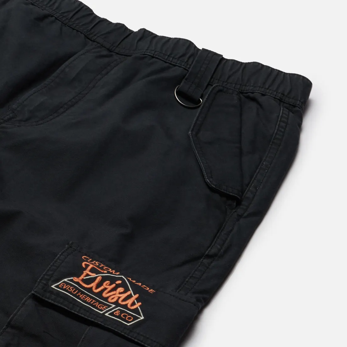 Evisu Мужские шорты Heritage Embroidered Godhead Cargo