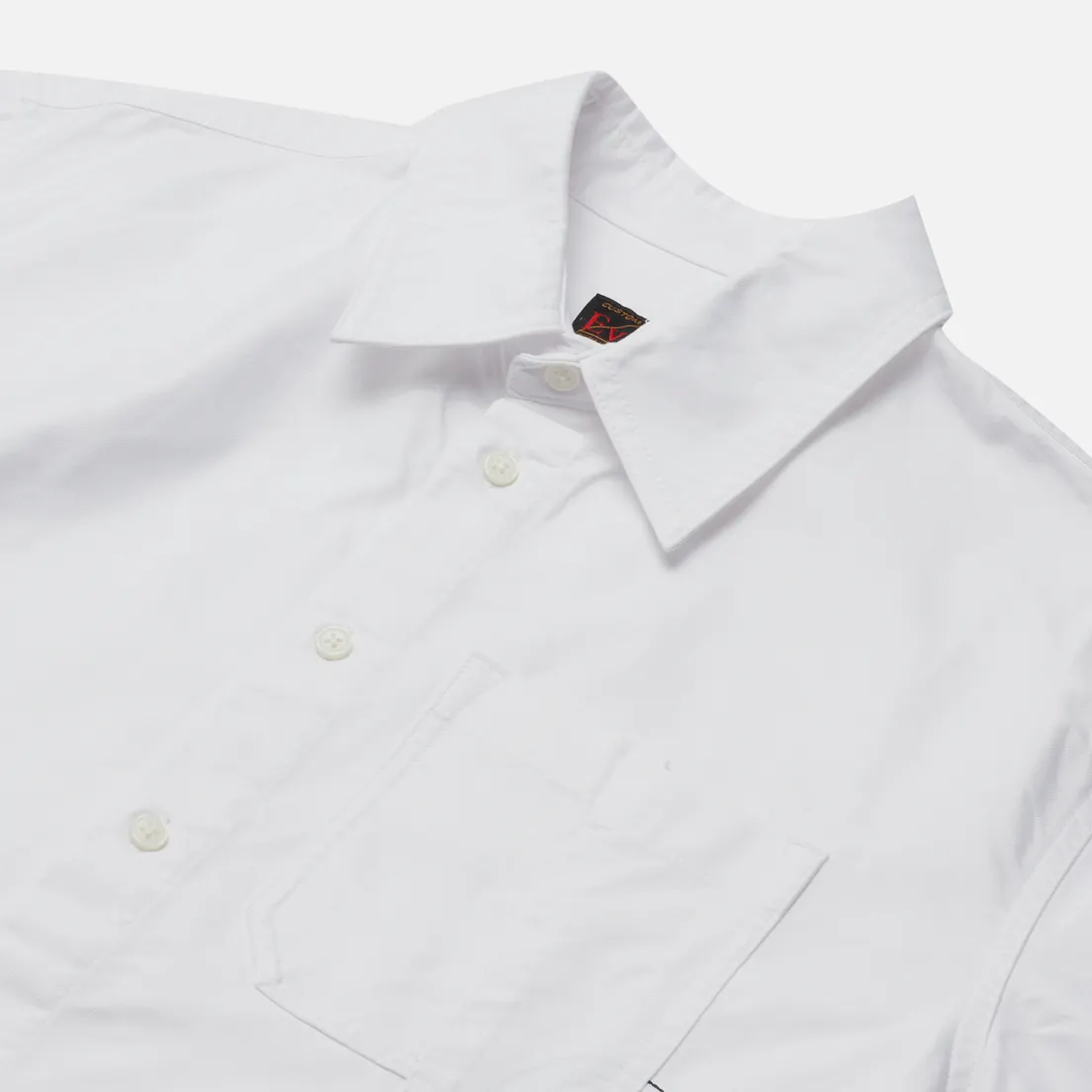 Evisu Мужская рубашка Heritage Reconstructed Pocket Oxford Print Logo