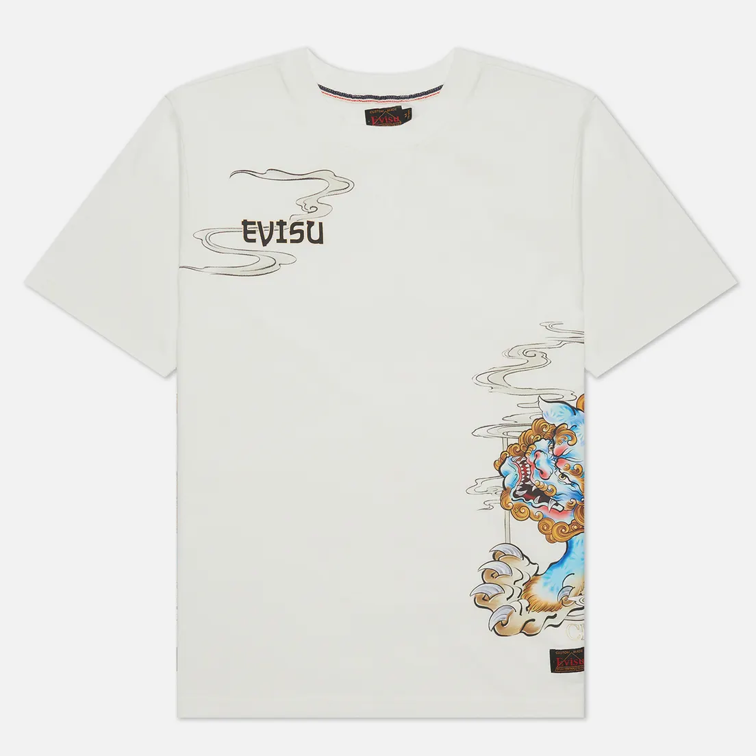 Evisu Мужская футболка Heritage Komainu Frame Printed