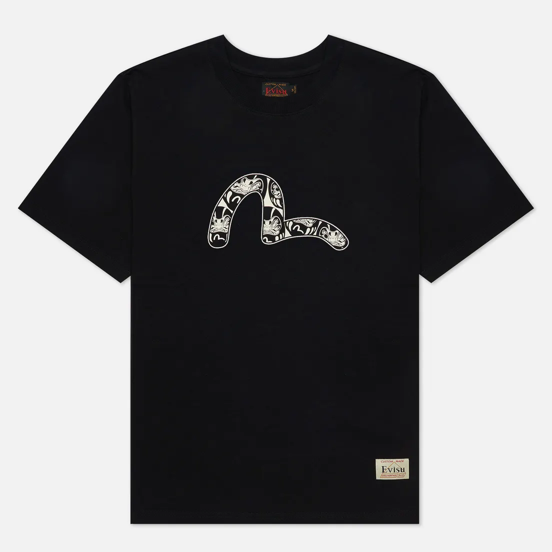 Evisu Мужская футболка Heritage Neo New Slogan Printed Daicock