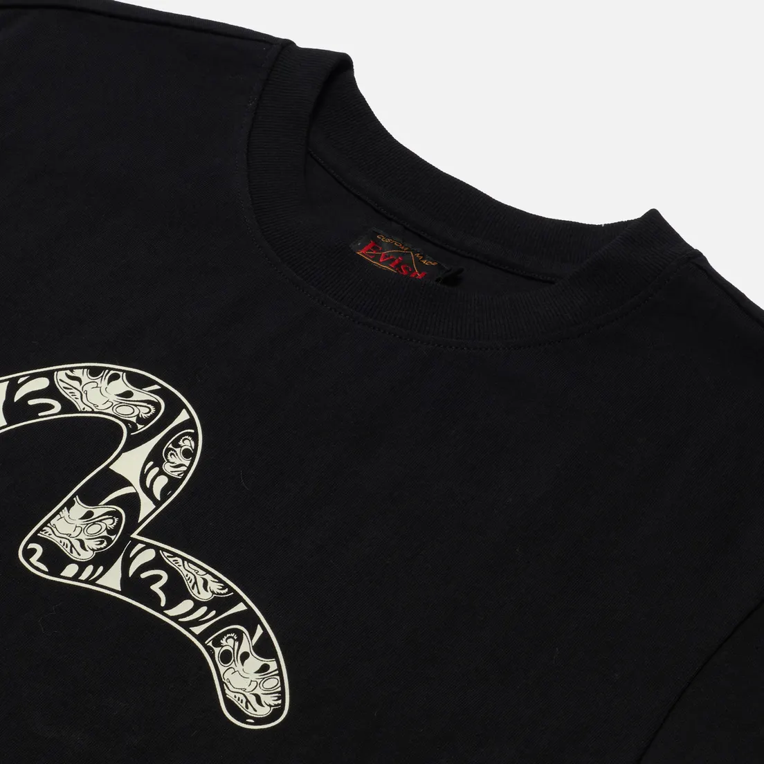 Evisu Мужская футболка Heritage Neo New Slogan Printed Daicock