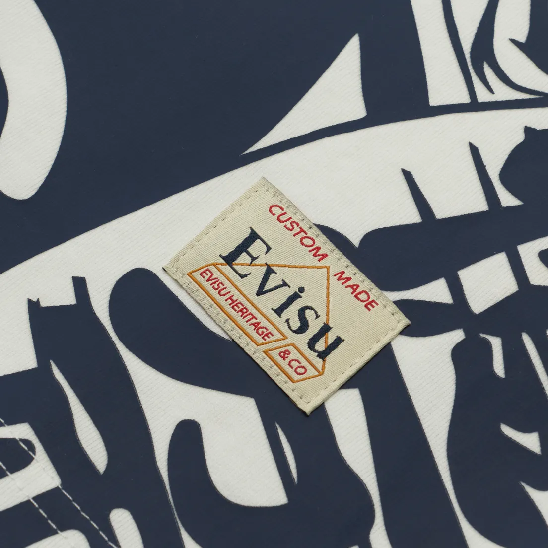 Evisu Мужская футболка Heritage Enlarge Daruma-Komainu Printed