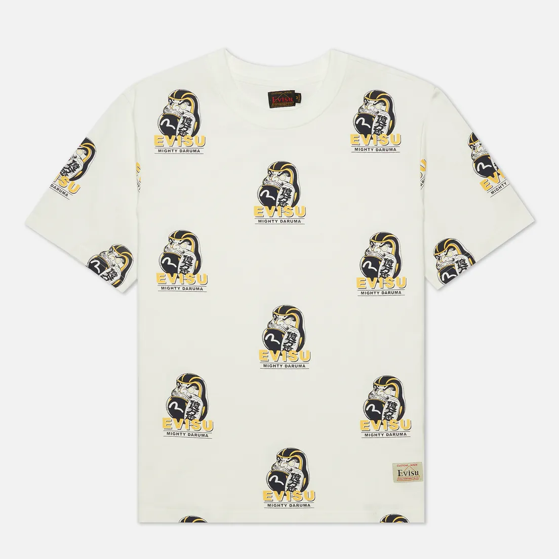 Evisu Мужская футболка Heritage Daruma-Komainu All Over Printed Seagull