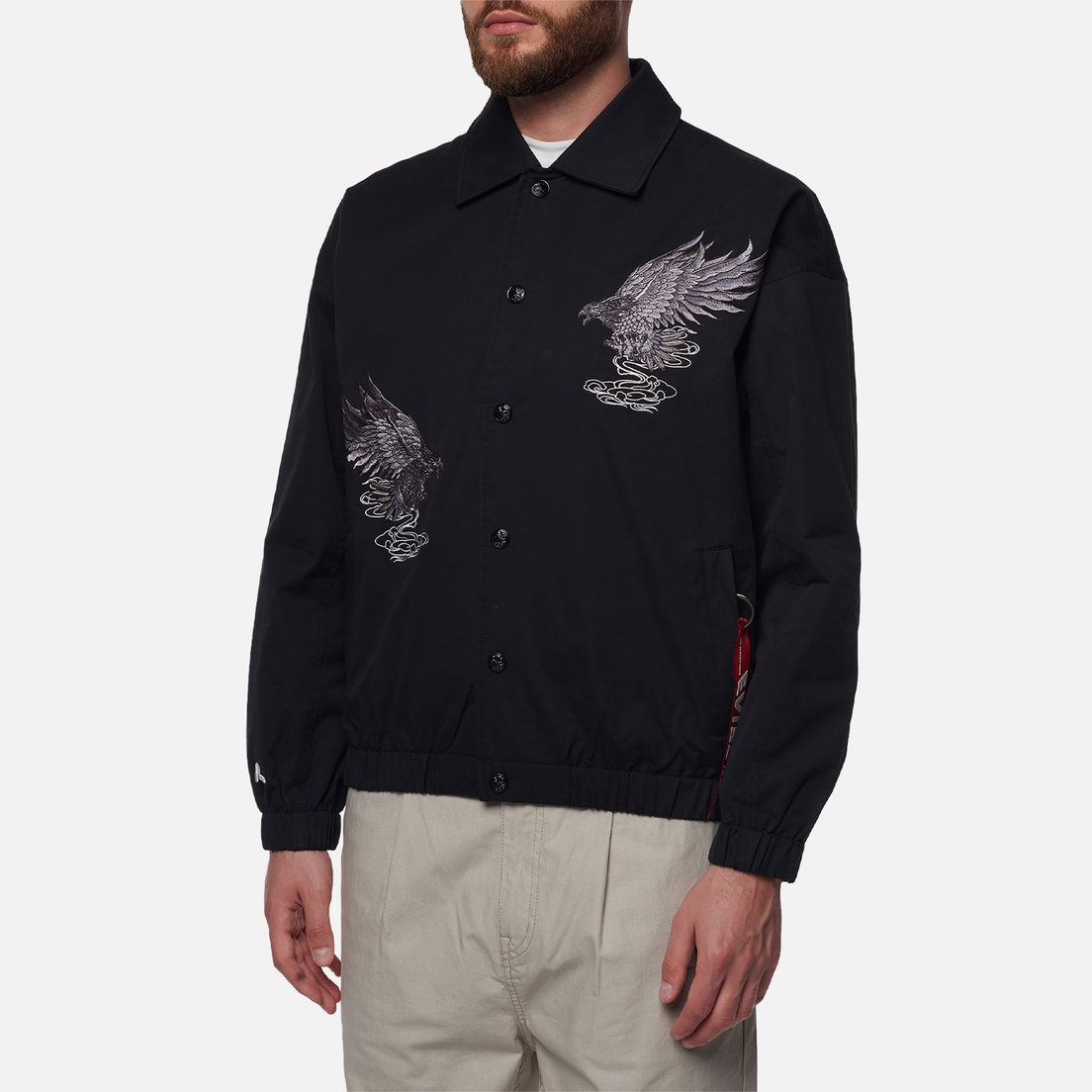 Evisu Мужская куртка ветровка Eagle & Evisu Embroidered