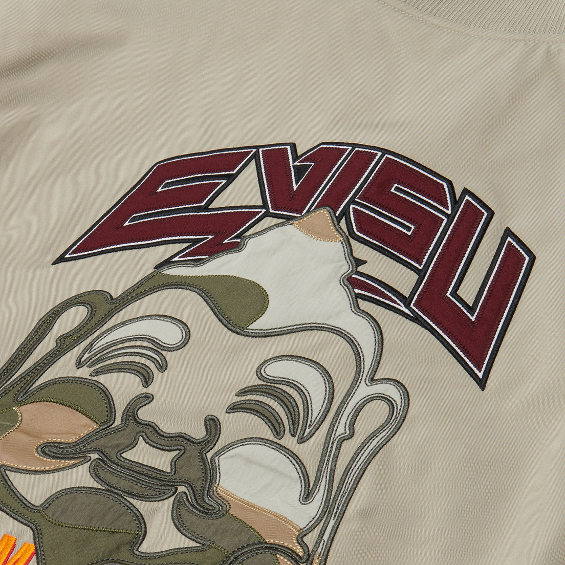 Evisu Мужская куртка бомбер Camouflage Patch Print & Applique MA-1