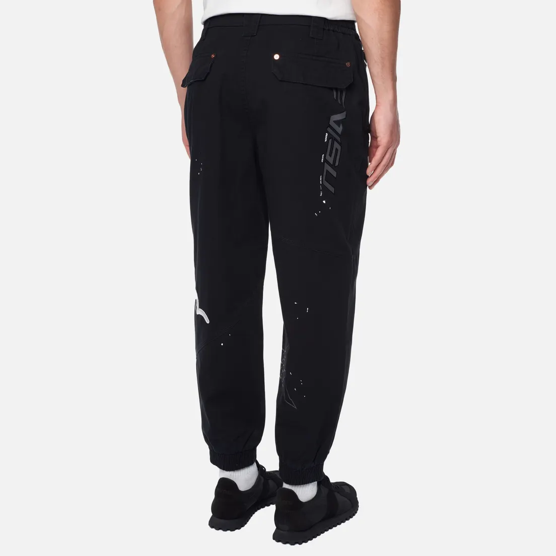 Evisu Мужские брюки Multi Evisu Print & Embroidered Stained Jogger