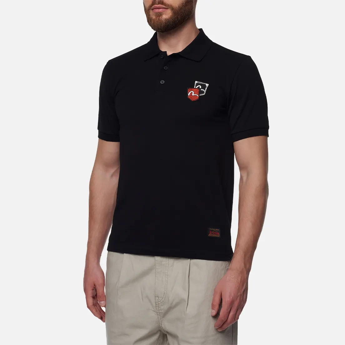 Evisu Мужское поло Heritage Multi-Seagull Embroidered