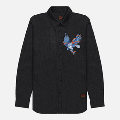 Evisu Мужская рубашка Eagle & Seagull Embroidered Denim