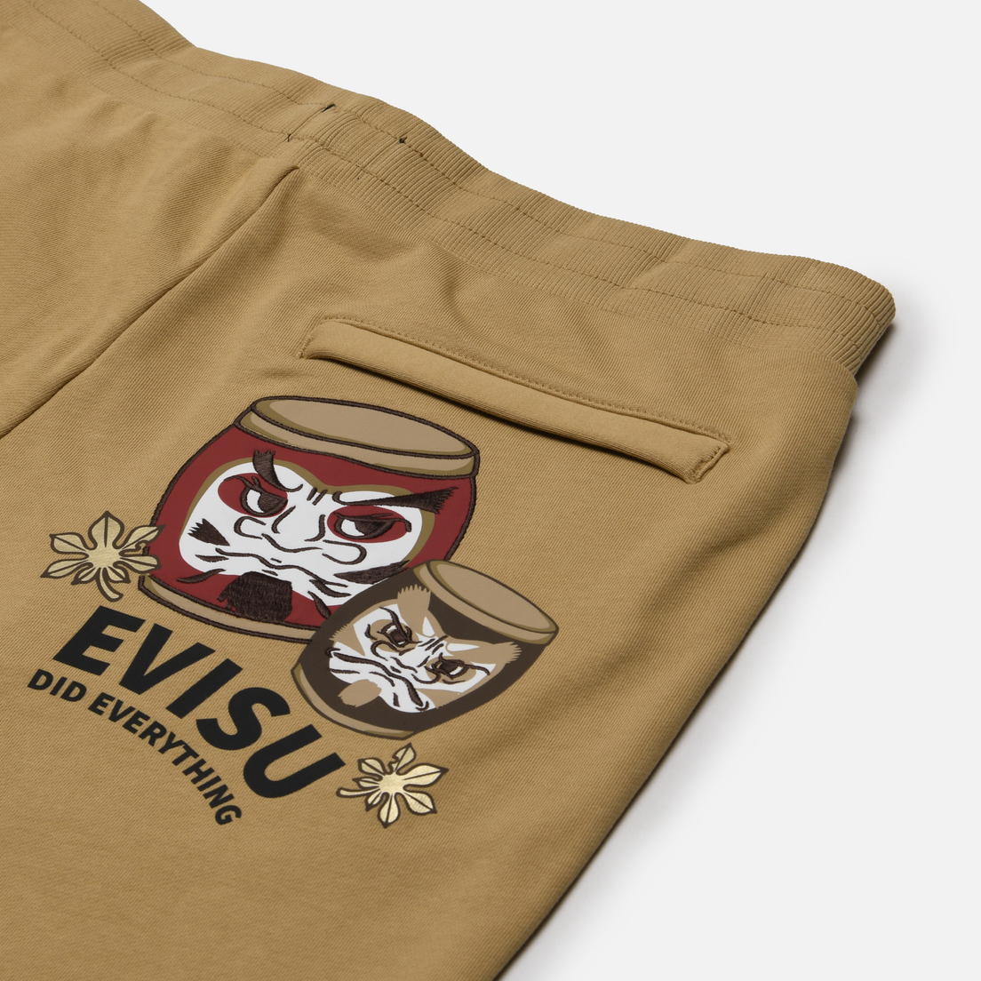 Evisu Мужские брюки Heritage Wadaiko Daruma Printed