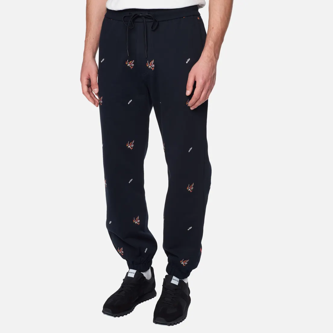 Evisu Мужские брюки Eagle All Over Print Embroidered Kamon Daicock