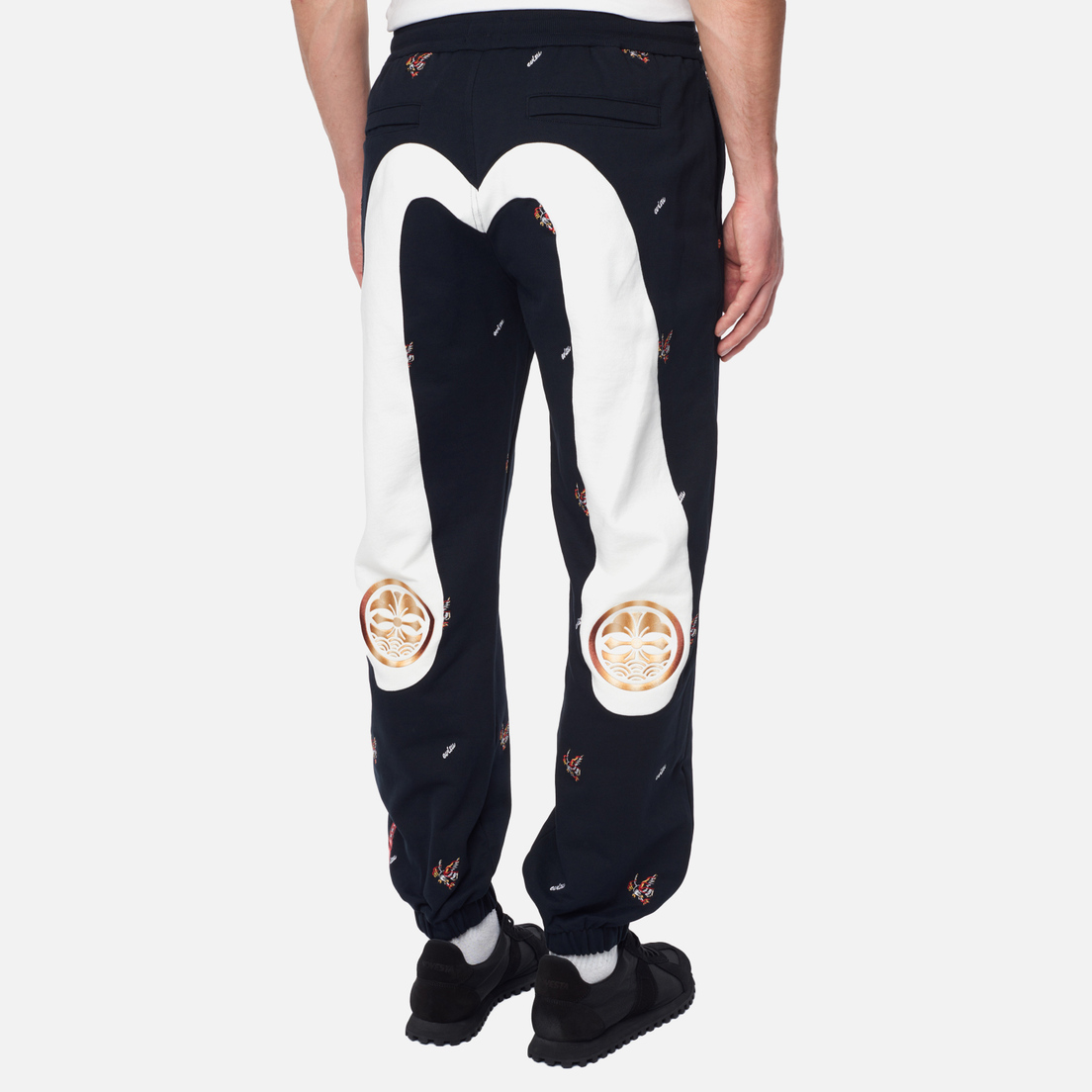 Evisu Мужские брюки Eagle All Over Print Embroidered Kamon Daicock