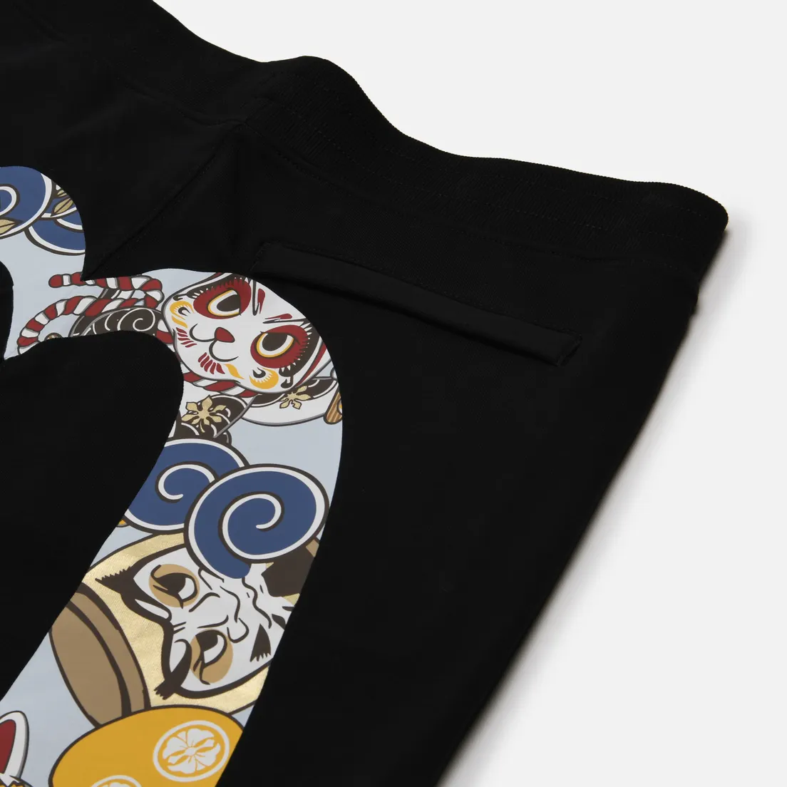 Evisu Мужские шорты Heritage Wadaiko Daruma & Fortune-Cat Daicock