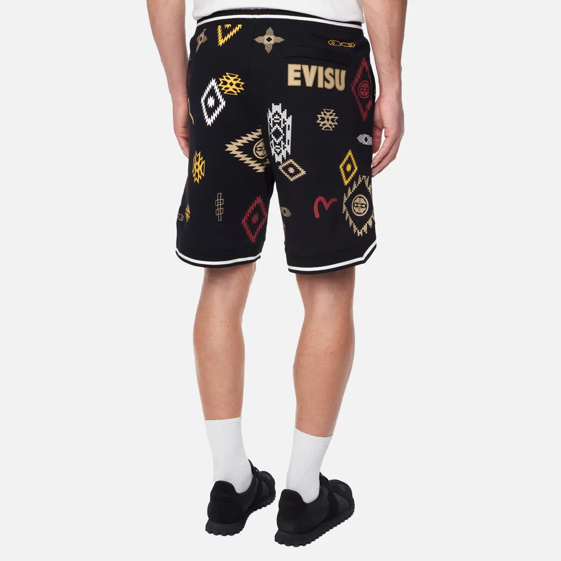 Evisu Мужские шорты Heritage Nomadic All Over Print