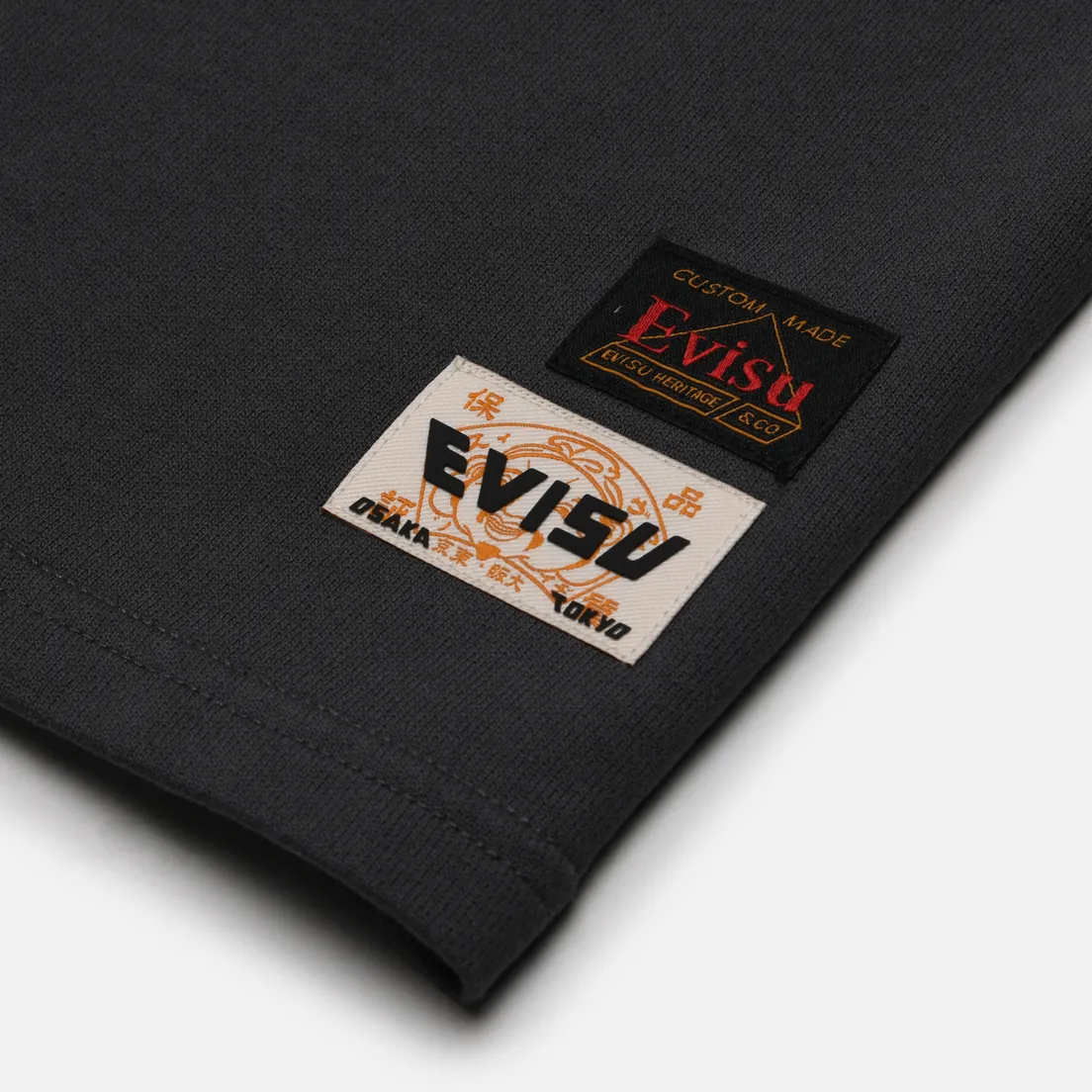 Evisu Мужские шорты Heritage Embroidered & Stencil Baby Godhead