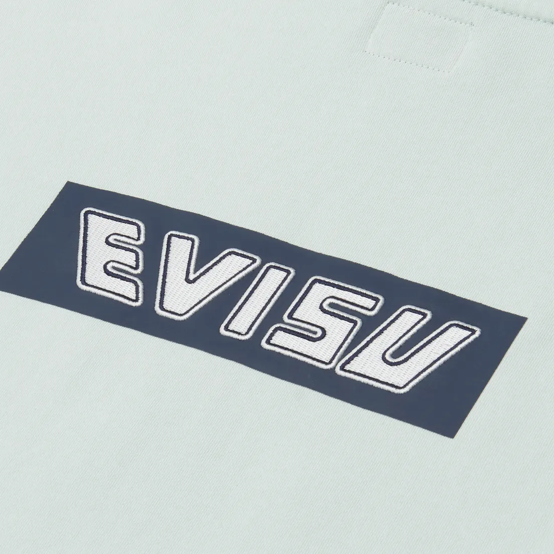 Evisu Мужская толстовка Heritage Daruma Denim Applique Hoodie