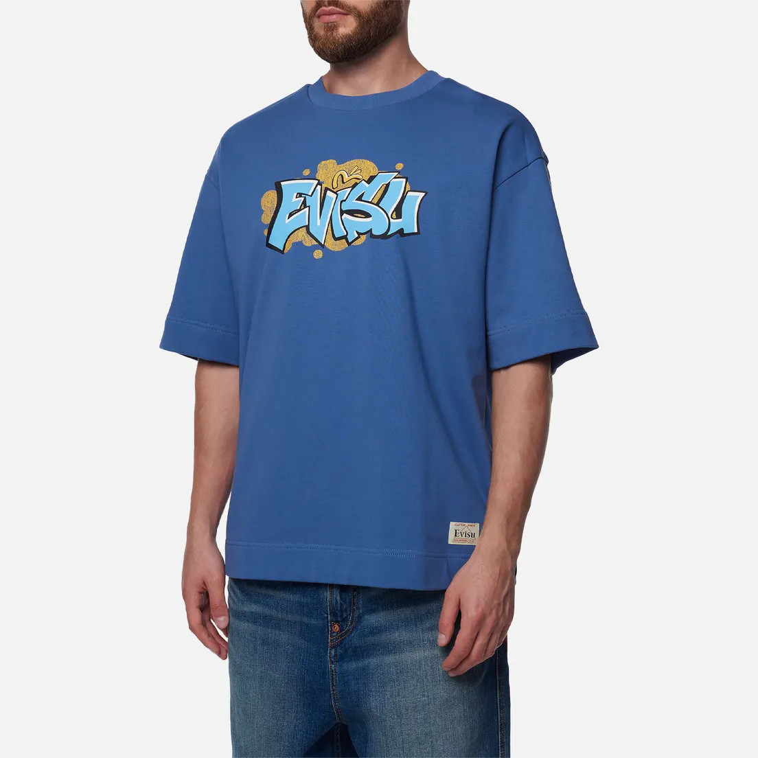 Evisu Мужская футболка Heritage Graffiti Daicock Printed