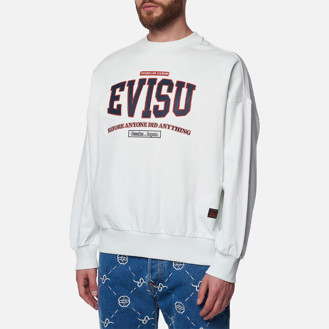 Evisu Мужская толстовка Heritage Seagull-Daicock Printed