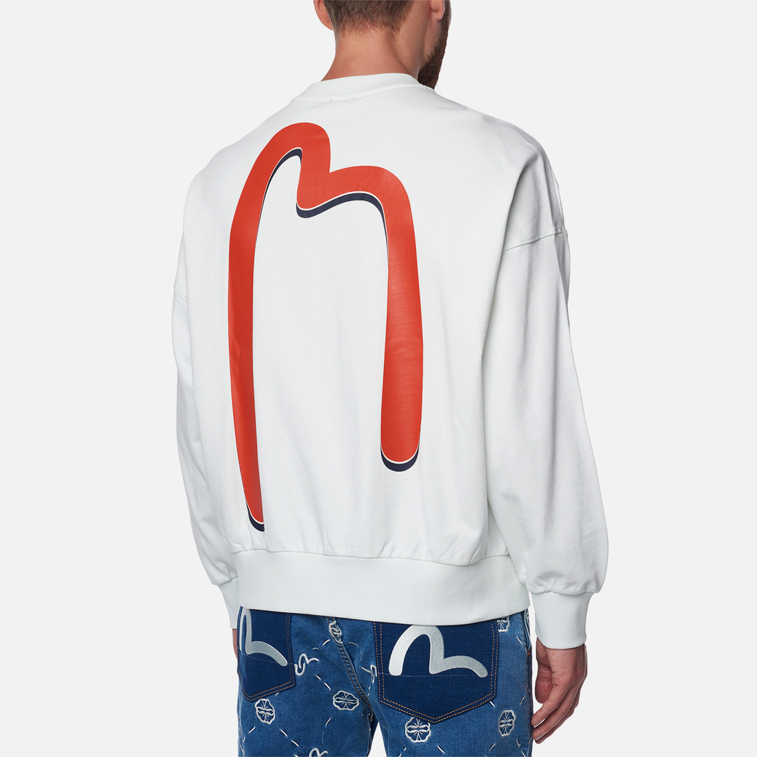 Evisu Мужская толстовка Heritage Seagull-Daicock Printed