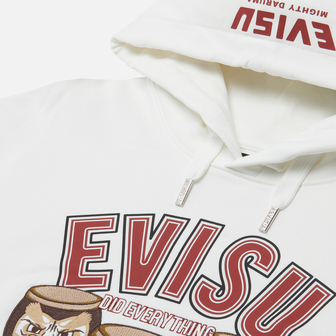 Evisu Мужская толстовка Heritage Wadaiko Daruma Embroidered Hoodie
