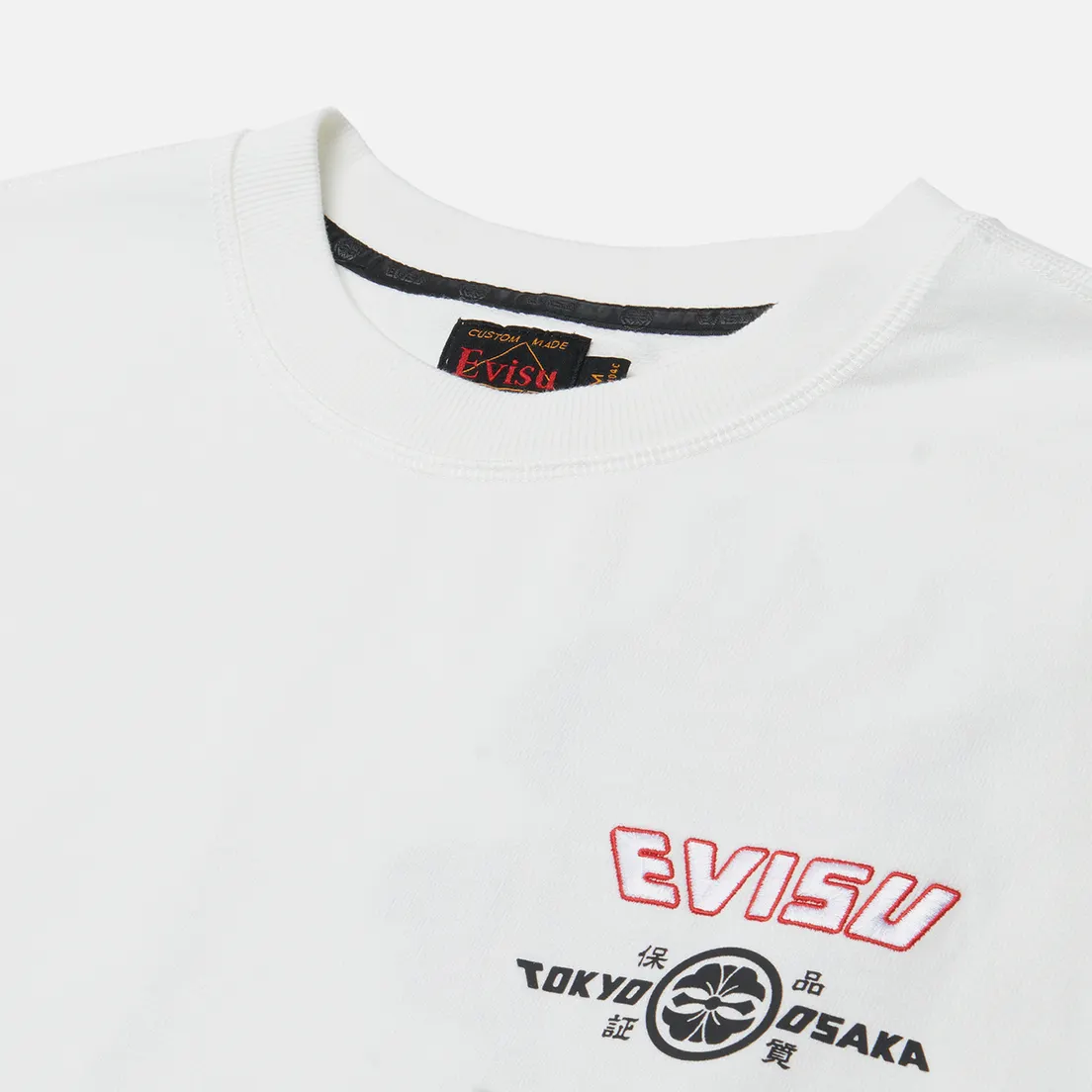 Evisu Мужская толстовка Evisu Embroidered & Eagle Daicock Printed