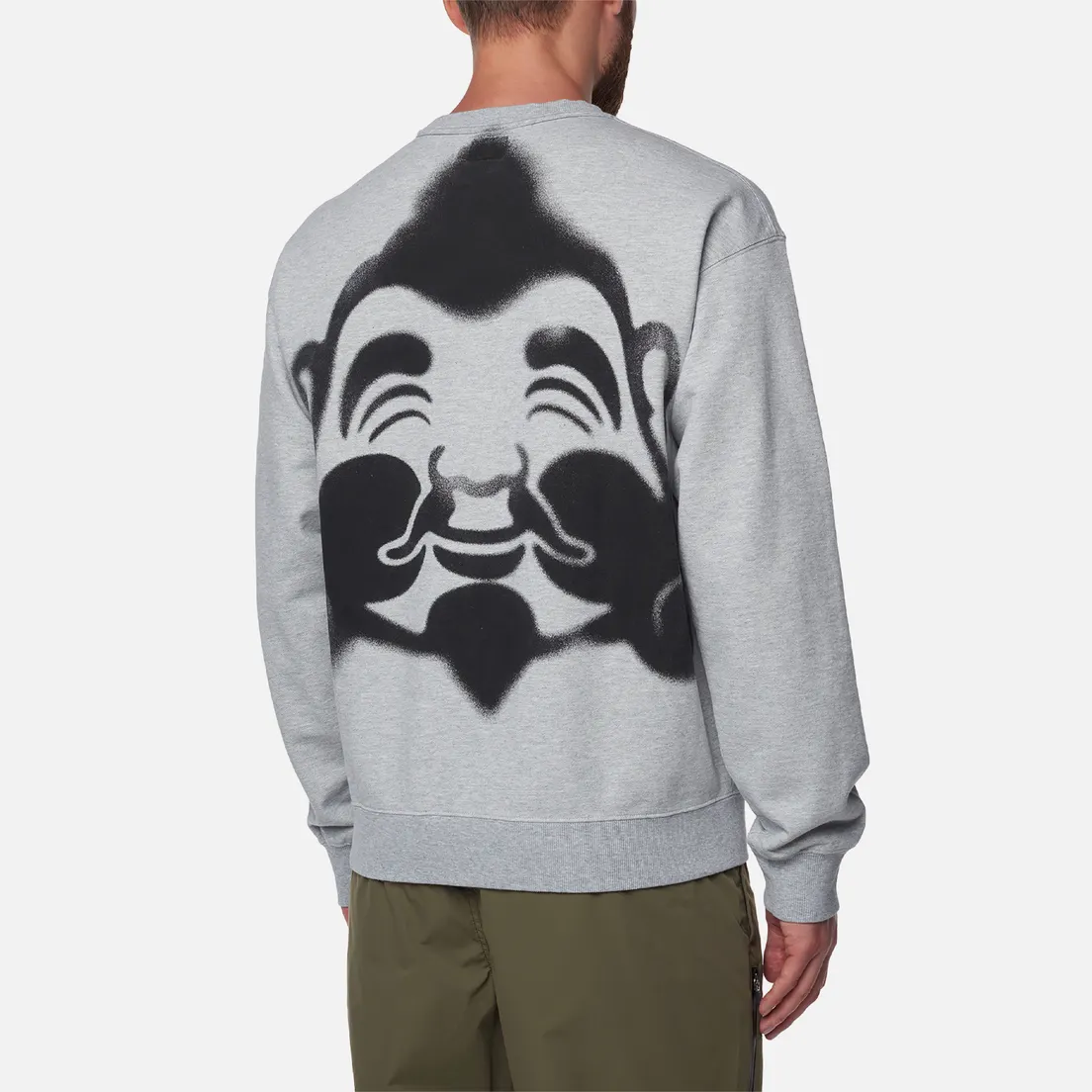 Evisu Мужская толстовка Seagull Embroidered Print Lettering & Stencil Baby Godhead