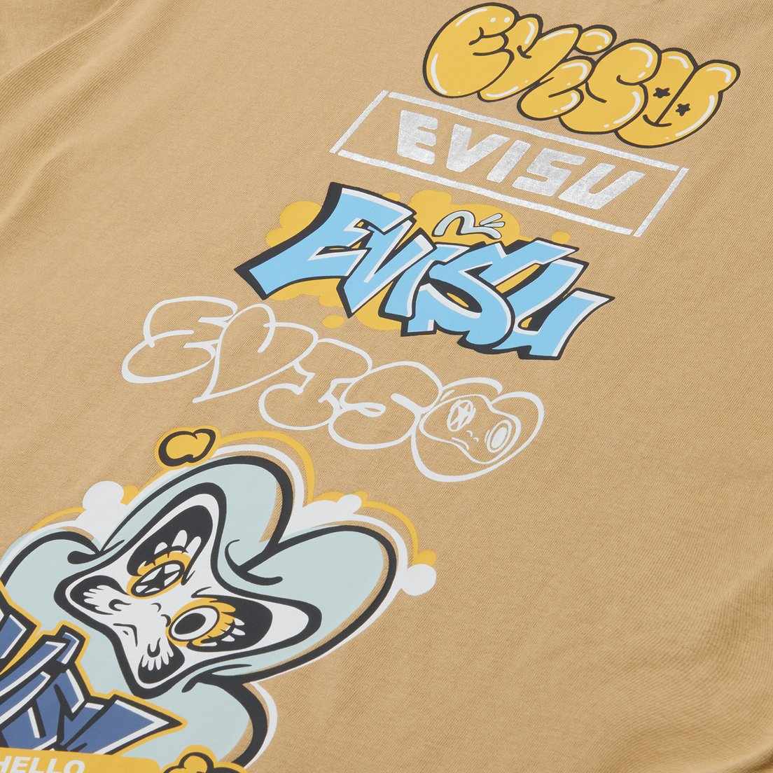 Evisu Мужской лонгслив Heritage Graffiti Wording Printed