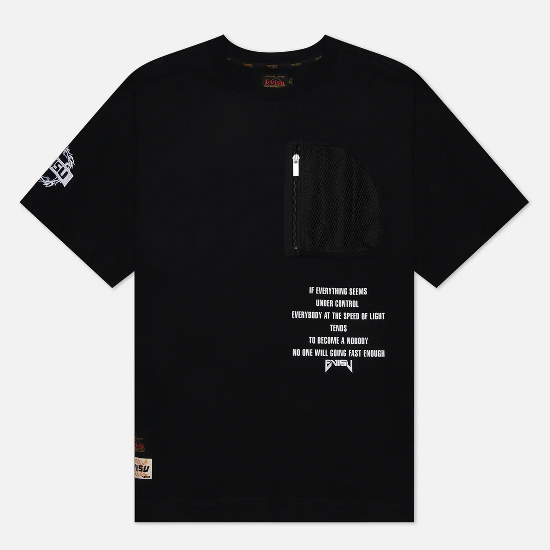 Evisu Мужская футболка Godhead & Evisu Print Embroidered Pocket