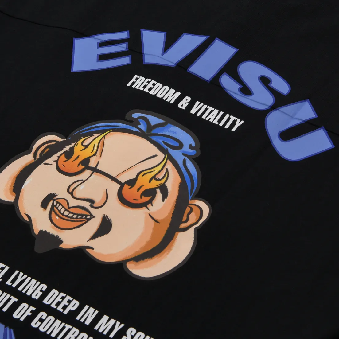 Evisu Мужская футболка Godhead & Evisu Print Embroidered Pocket