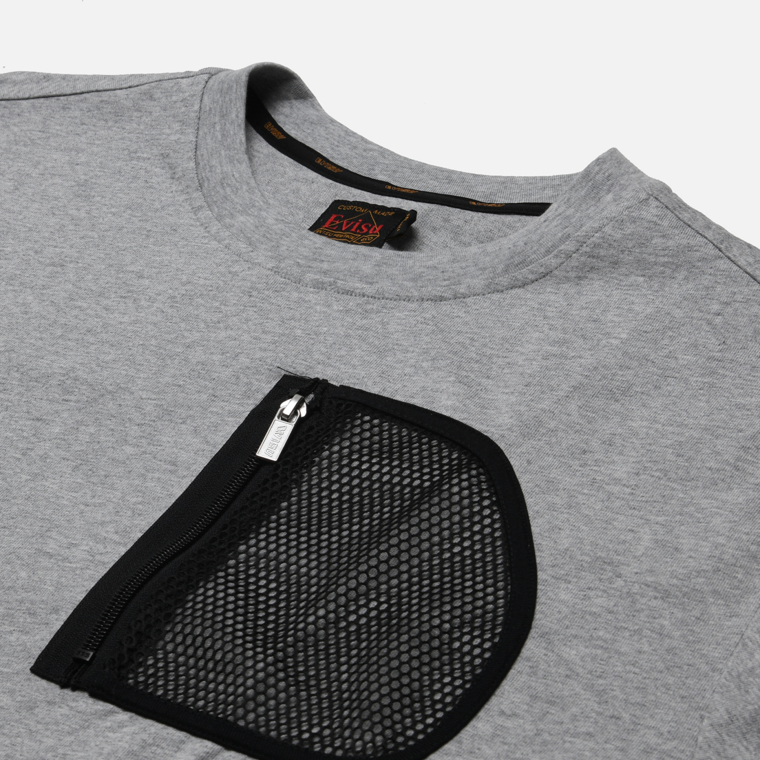 Evisu Мужская футболка Godhead & Evisu Print Embroidered Pocket