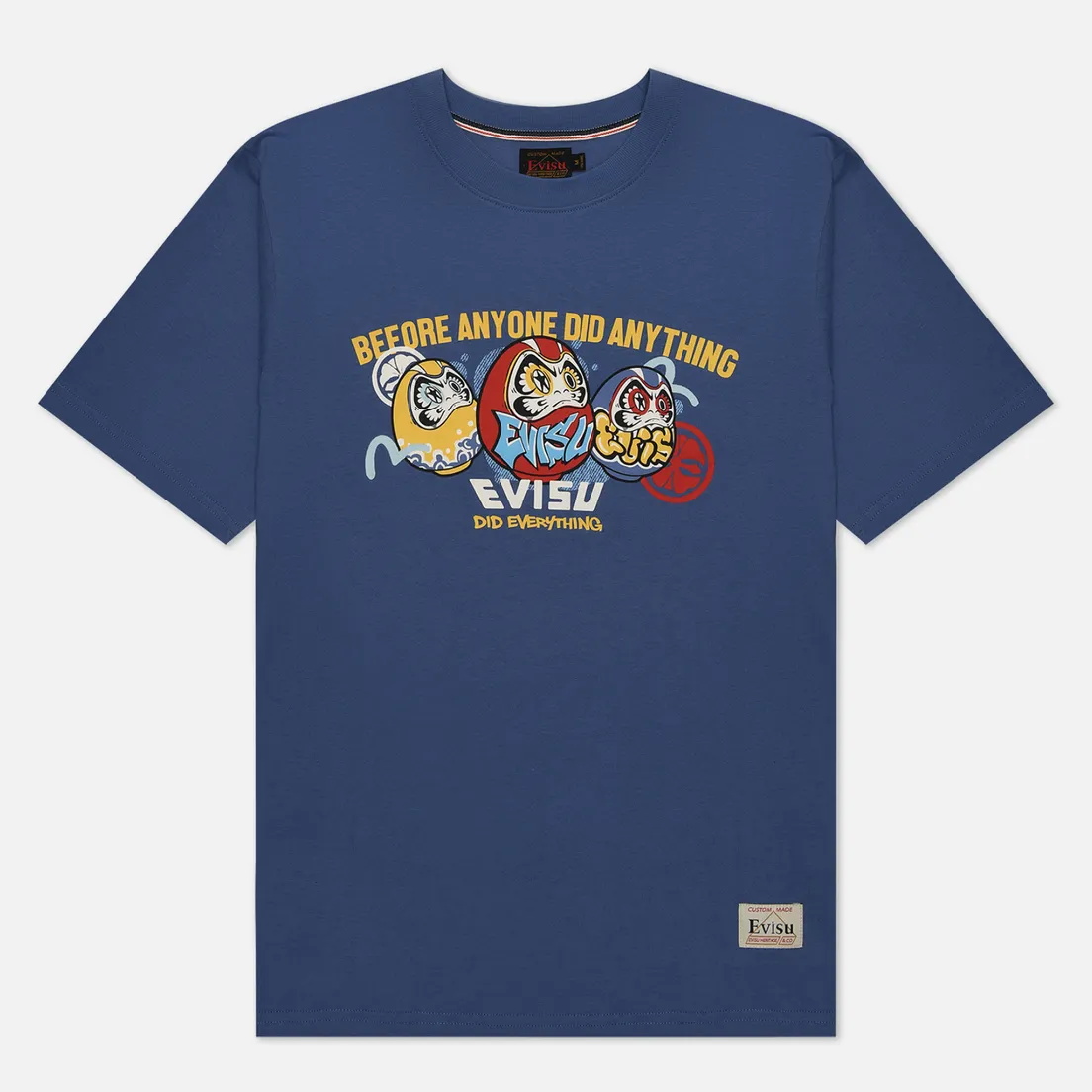 Evisu Мужская футболка Heritage Graffiti Daruma Bro Printed